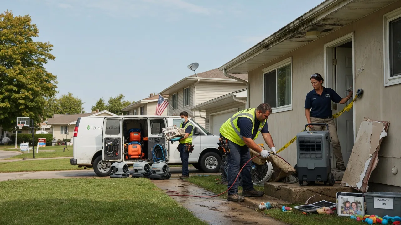 Water Damage Restoration in Coralville, IA near me